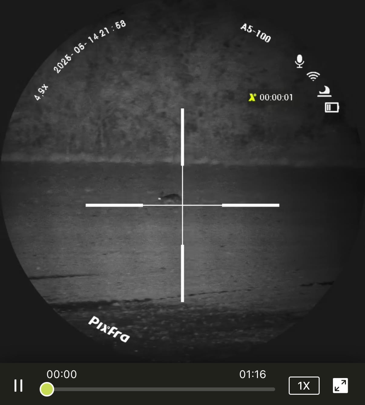 Pixfra Volans V850 LRF demo – tap to watch